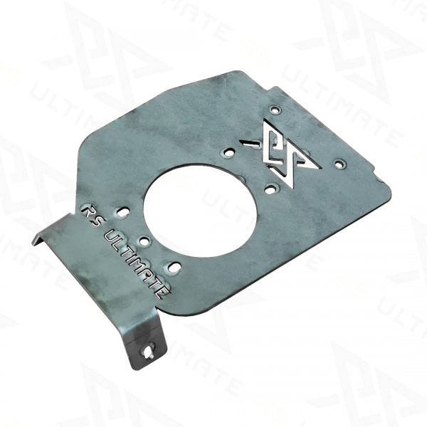 Left handbrake base / plate without holes for BMW E36 tunnel Black