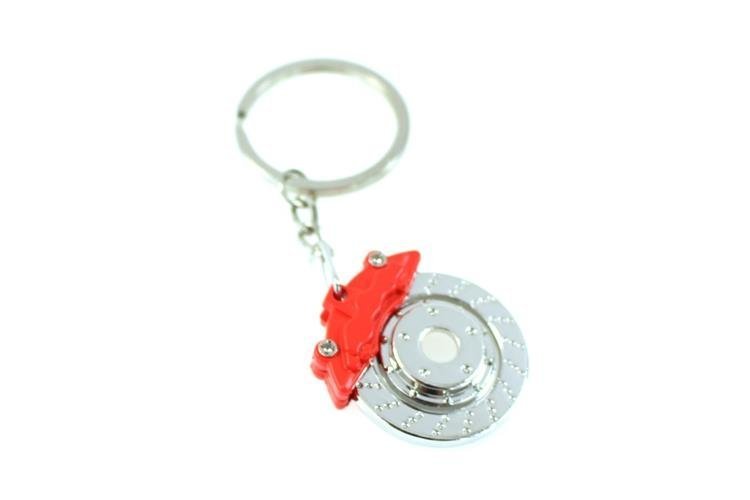 Keychain Big Brake Disc Red