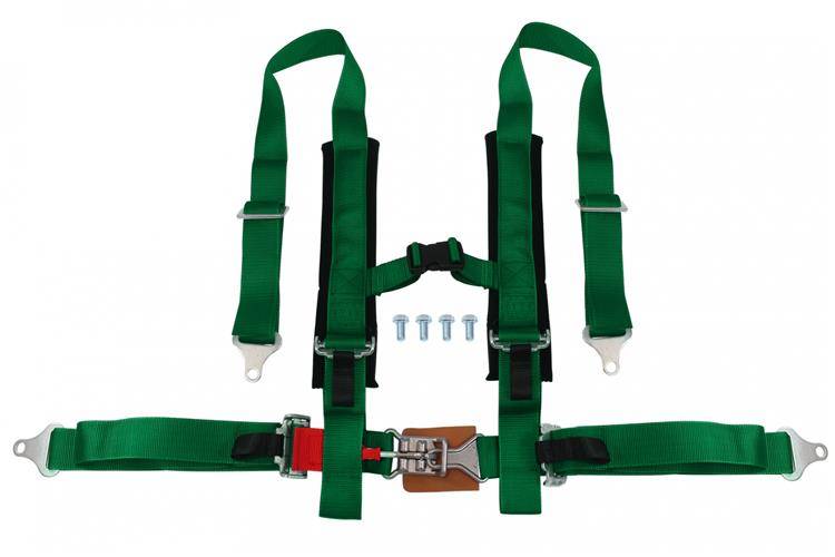 Racing seat belts 4p 2″ Green – DTM
