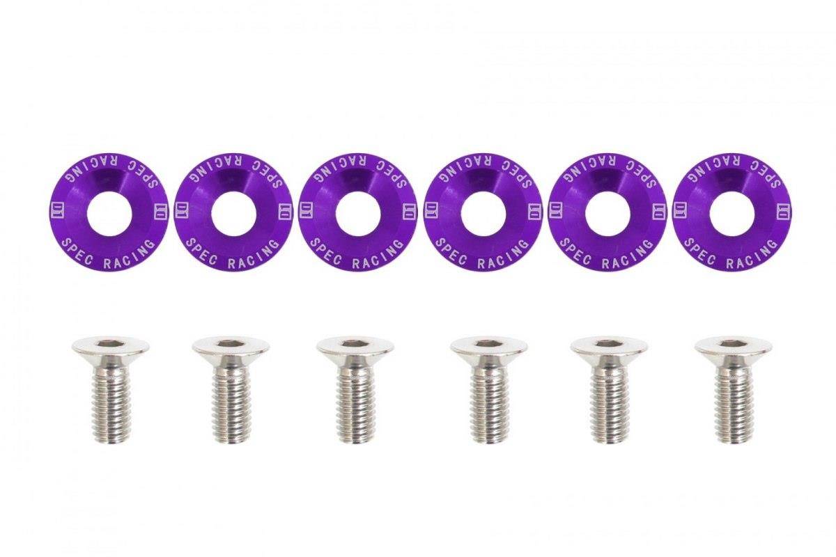 Decorative screws M8x1.25 15mm D1 Purple