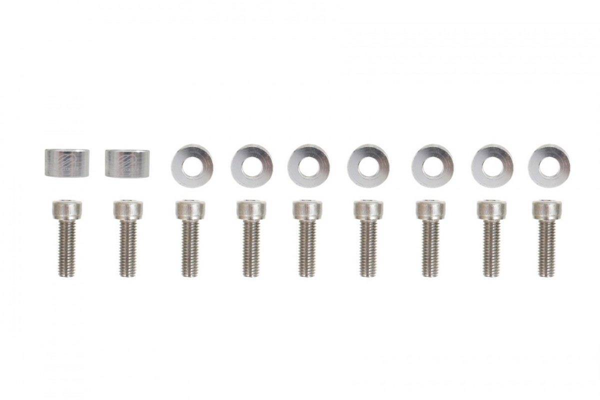Decorative screws M8x1.25 25mm JDM Silver