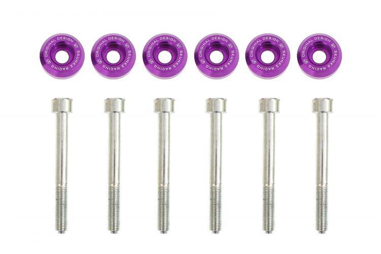 Lower Rear Control Arms Washers Civic Purple