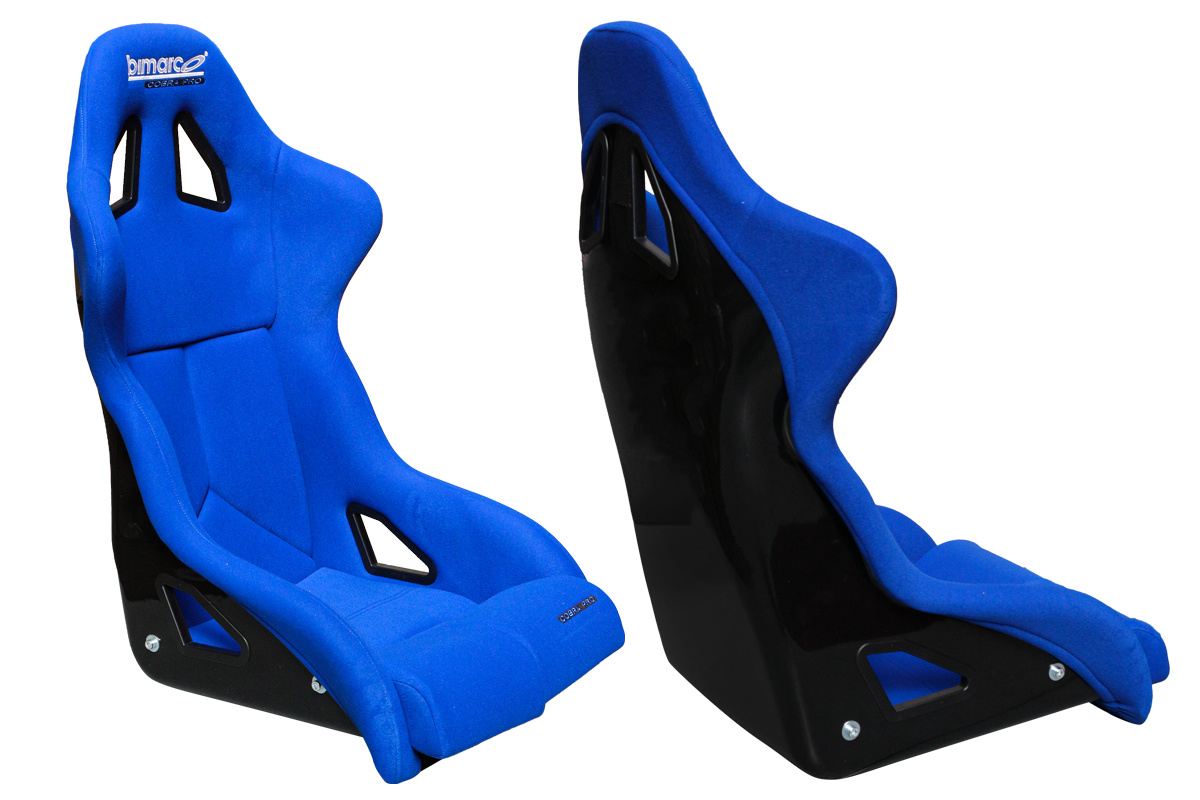 Racing Seat Bimarco Cobra PRO Welur Blue FIA